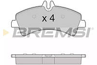 Колодки задние тормозные Sprinter/Crafter 06- (спарка), Bremsi (BP3291)