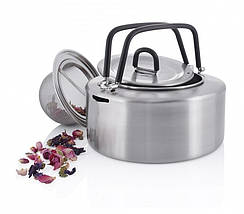 Чайник туристичний Tatonka Teapot 1.0 L Silver | Нержавіюча сталь | Легкий і компактний, фото 3