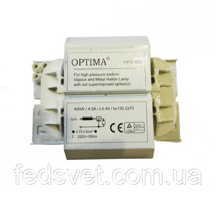 Баласт OPTIMA ДНАТ/МГЛ 400W, фото 1