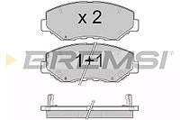 Колодки передние тормозные Honda Accord 03-08/CR-V 01-06 (akebono), Bremsi (BP3117)