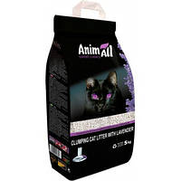 AnimAll бентонитовый наполнитель для котов, с ароматом лаванды 5кг