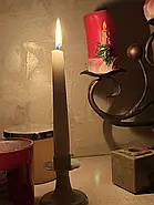 Набір свічок столових Bispol 10 шт. Червоний металік (s30-230), фото 4