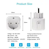 Wi-Fi розетка Smart Plug 16А, фото 5