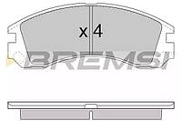 Колодки передние тормозные C-Crosser/Peugeot 4007 07-, Bremsi (BP2953)