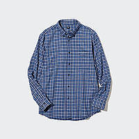 Сорочка Uniqlo FLANNEL розмір S синя (451292)