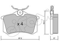 Колодки задние тормозные Caddy/Golf/Octavia (TRW) 17mm, CIFAM (8221001)