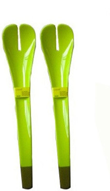 Серверовий набір для салату Maestro Green зелений 2 предмети пластик (1168Green MR), фото 1