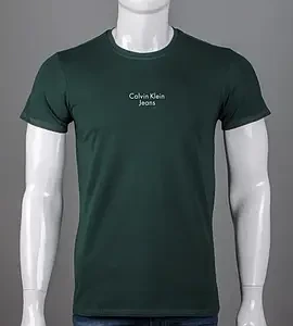Футболка чоловіча Calvin Klein Jeans Темно-зелений 2303м, M (1шт), фото 1