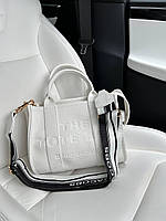 Сумка женская Marc Jacobs Big Tote Bag White Leather