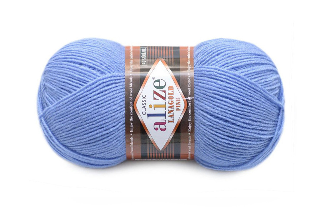 Alize LanaGold Fine, Блакитний №40