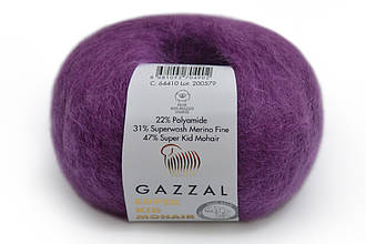 Gazzal Super Kid Mohair, Фіолетовий №64410