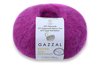 Gazzal Super Kid Mohair, Фіолетовий №64415