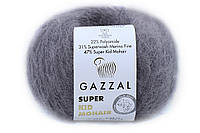 Gazzal Super Kid Mohair, Темно-серый №64433