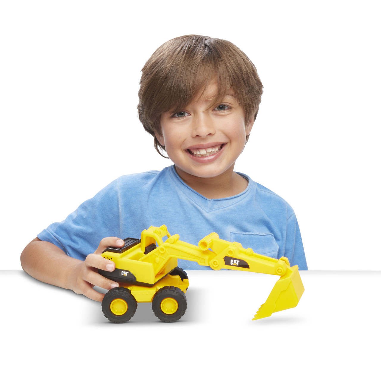 Уценка. Игрушка экскаватор (17 см) министроительная техника CAT mini Crew excavator Funrise 82015F - фото 3 - id-p2092386596