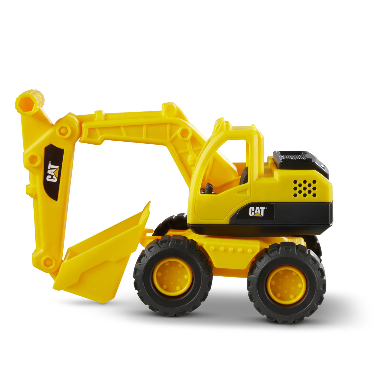 Уценка. Игрушка экскаватор (17 см) министроительная техника CAT mini Crew excavator Funrise 82015F - фото 7 - id-p2092386596