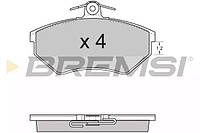 Колодки передние тормозные Caddy II/Golf IV 91-06 (TRW), Bremsi (BP2531)