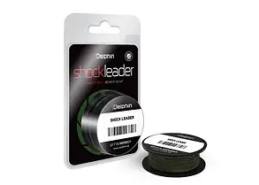 ШОК ЛІДЕР DELPHIN SHOCK LEADER 20М (ЗЕЛЕНИЙ) 0.24ММ 35LBS