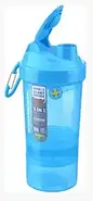 Шейкер спортивний Smartshake Original2GO 600ml Neon Blue, фото 4