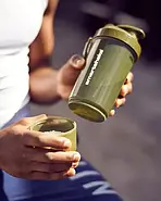 Шейкер спортивний Smartshake Original2GO One 800ml Army Green, фото 6