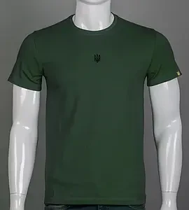 Футболка чоловіча Тризуб Темно-зелений 2401м, XL (1шт)