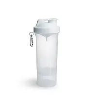 Шейкер спортивный Smartshake Slim 500ml Pure White