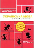 Українська мова: правопис у таблицях, тестові завдання