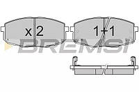 Колодки передние тормозные Hyundia i30/KIA C'eed 02-, Bremsi (BP3147)