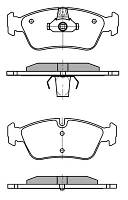 Колодки передние тормозные BMW 3 (E36/E46) 90-09 (ATE), NATIONAL (NP2050)