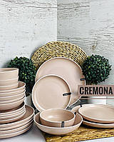 Набором дешевше Набір керамічного посуду від відомого бренду Ardesto Набір посуду 28 предметів / тарілки