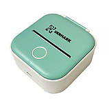Кишеньковий двохдюймовий міні термопринтер з Bluetooth Ukrmark P02GN/GN зелений, фото 3
