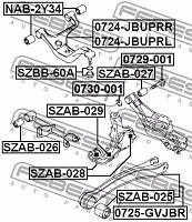 Эксцентрик Grand Vitara 05-, FEBEST (0730001)