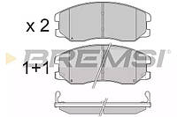 Колодки передние тормозные Chevrolet Captiva 06-(akebono), Bremsi (BP3303)