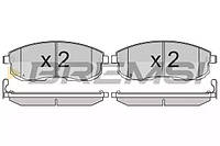 Колодки передние тормозные Suzuki SX4 06-/Nissan Tiida 07-12 (Hitachi), Bremsi (BP3342)