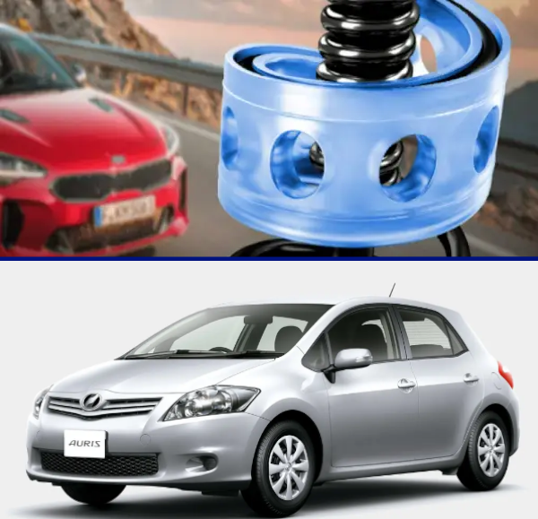 Автобафери силіконові на передні пружини Toyota Auris I 2006-2012 (проставки, подушки пружини), фото 1