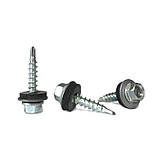 Саморіз покрівельний по дереву із шайбою EPDM DIN 7504K 4,8*35 (200шт.), фото 2