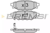 Колодки задние тормозные Subaru Forester/Legacy IV 03-, Bremsi (BP3218)