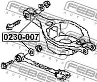 Шайба болта крепления заднего верхнего рычага, внутренняя Nissan MURANO (Z50) (2004 - 2008), FEBEST (0230007)