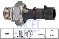 Датчик давления масла (0,5bar/1 конт./черный) LANOS/ASTRA F/G 1.2-3.2 84-, FACET (70069)