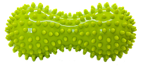 Двойной массажный мяч с шипами (для массажа всего тела) Olvi 10010, зелёный