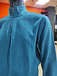 Джемпер Zinzolin чоловічий однотонний напівблискавка толстовка теплий М синій, фото 6