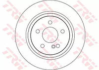 Диск тормозной (1 шт.) MERCEDES E200/E220/E240/E270/E280/E320/E350, TRW (DF4263)