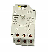 Автомат (реле) захисту двигуна Condor OKN 160 16A Kacher