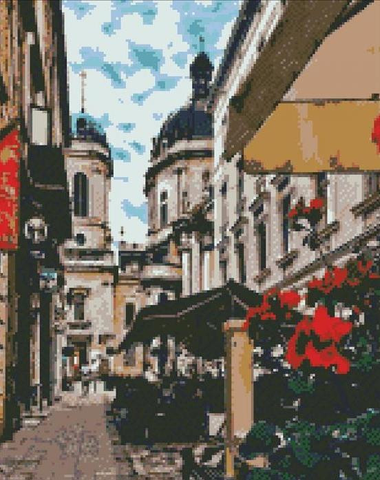 Алмазна мозаїка Чарівний Львів 40х50, фото 1