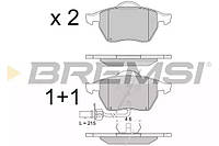 Колодки передние тормозные Passat B5/Audi A4/A6 00-05 (с датчиком), Bremsi (BP2816)