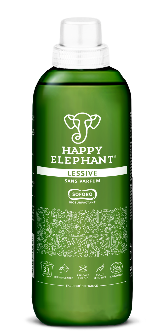 Рідина для прання без аромату Happy Elephant, 1.5 л