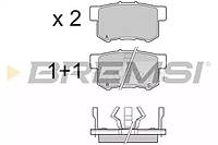 Колодки задние тормозные Honda Accord VIII/CR-V 01-06 08- (akebono), Bremsi (BP3374)