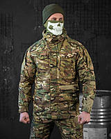 Весняна куртка мультикам Tactical Series МТК, тактична куртка мультикам з просоченням, куртка мультикам ЗСУ