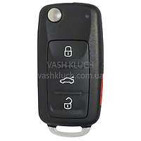 VW Jetta,Tiguan Keyless 3+1 кнопки 315MHz ID48 202AK оригинал