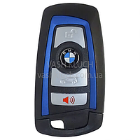 BMW F-Series Смарт ключ 3+1 кнопки 434MHz ID47 7953 с красной паникой оригинал