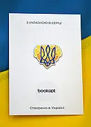 Пін (значок) Bookopt Квіти тризуб кольоровий, фото 4